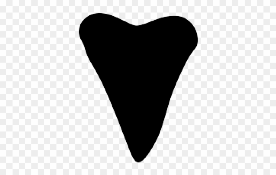 Teeth Clipart Shark - Heart - Png Download