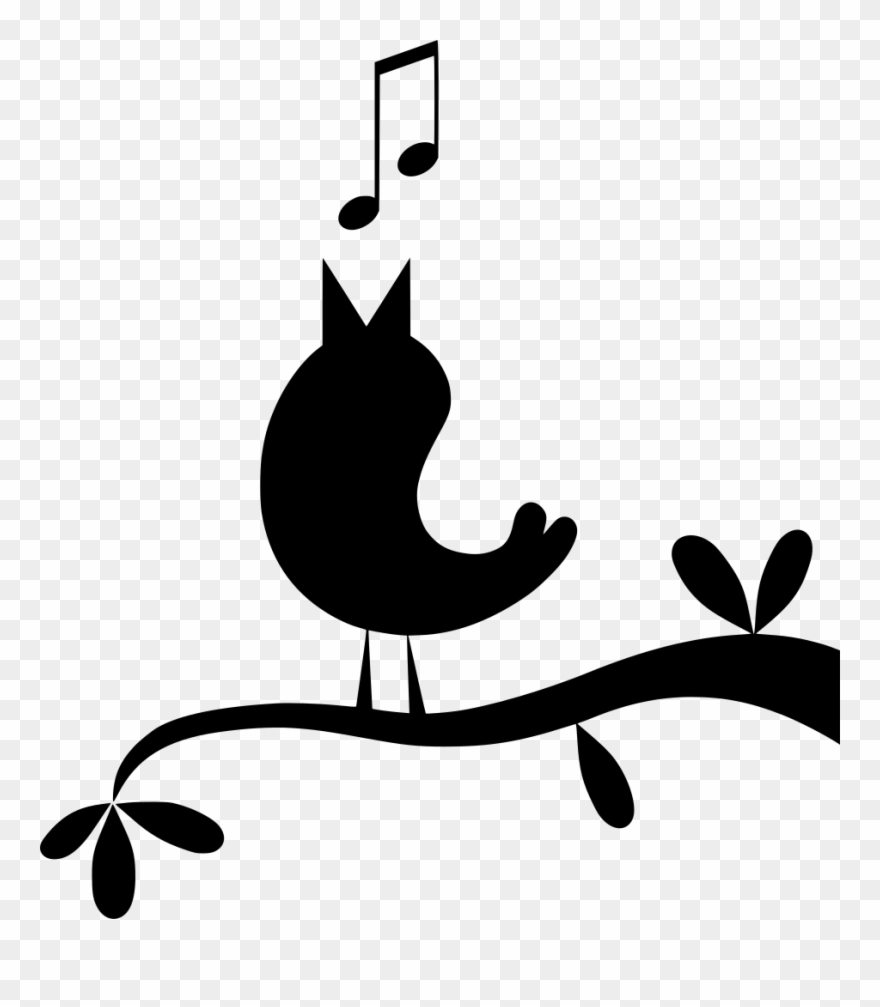 Download Png - Singing Bird Clipart