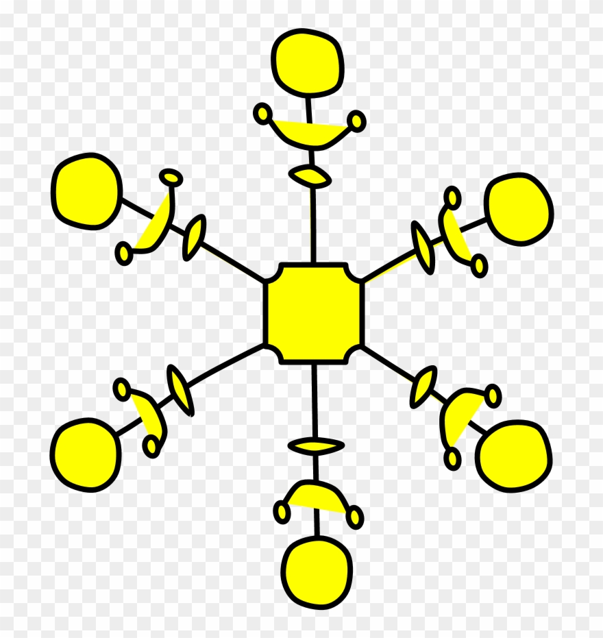 Snowflake, Yellow, Png Snowflake - Illustration Clipart