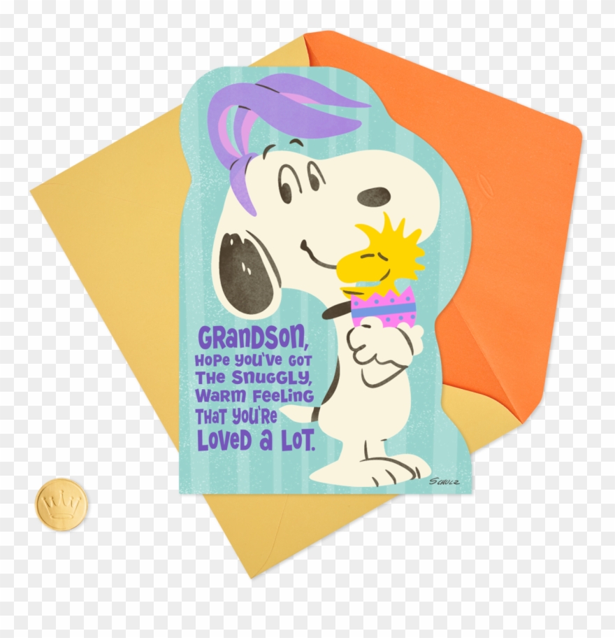 Peanuts® Snoopy With Bunny Ears And Woodstock In Egg Clipart