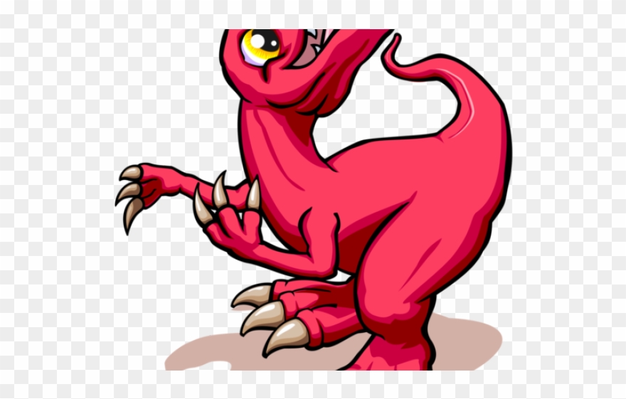 Stegosaurus Clipart Red - Dinossauro Dinosaur Footprint Clipart Transparent - Png Download