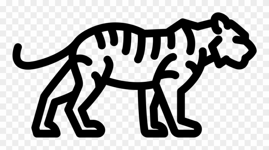 My Marvelous Website - Bengal Tigers Outline Clipart