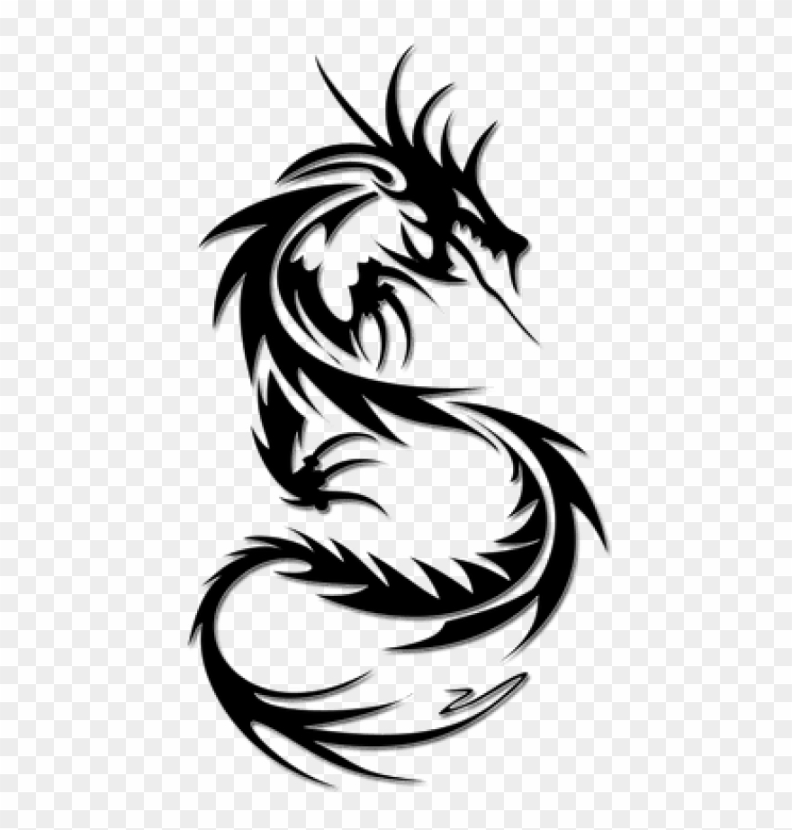 Free Png Download Tattoo Png Images Background Png - Simple Dragon Tattoos Designs Clipart