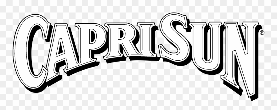 Caprisun Logo Black And White - Capri Sun Clipart