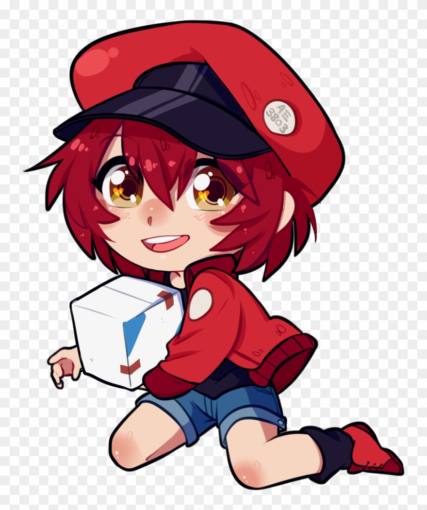 A Commission Of The Red Blood Cell From Cells At Work - Cartoon Clipart