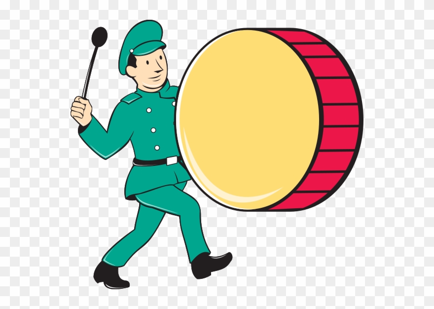 594 X 546 2 0 - Person Beating A Drum Clipart