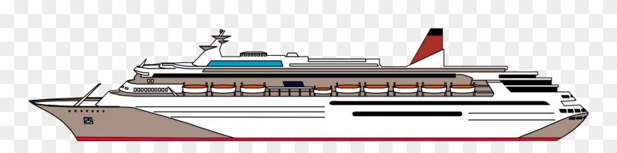 This Free Icons Png Design Of Ocean Cruise Ship , Png - Cruise Ship Cartoon Drawing Clipart