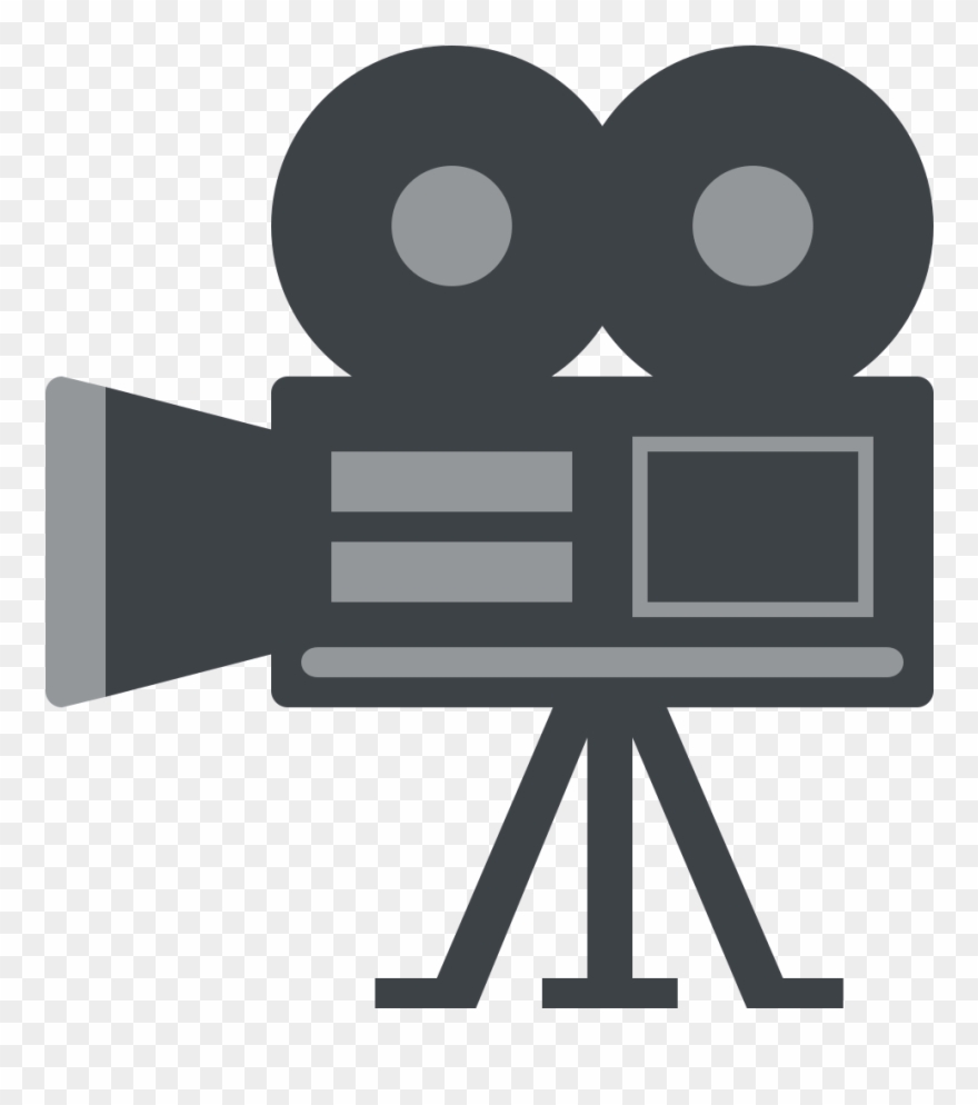 Movie Camera Emoji - Camara De Cine Emoji Clipart