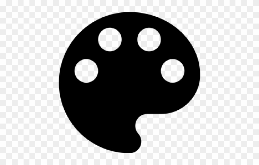 Palette Clipart Circle Paint - Color Palette Icon Png Transparent Png