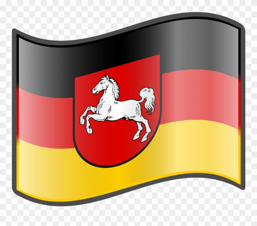 Lower Saxony Flag - Niedersachsen Wappen Clipart