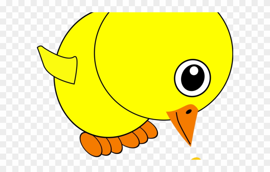 Chicken Clipart Seed - Chicken Eating Cartoon - Png Download