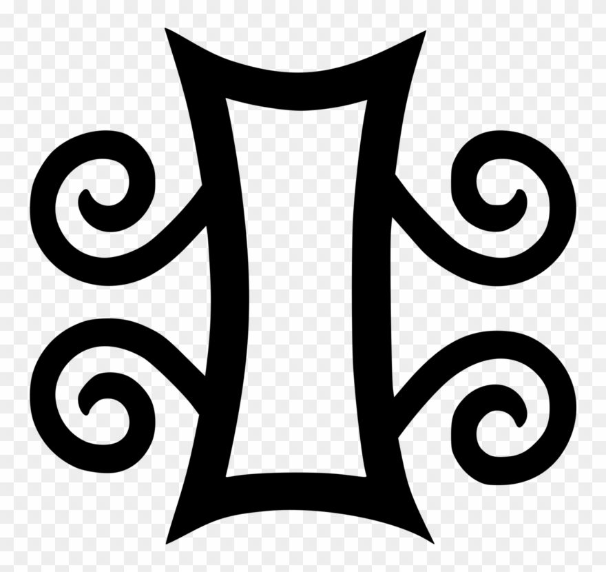 Adinkra Symbols Ghana Culture Motif - Png Gh Adinkra Symbols Clipart
