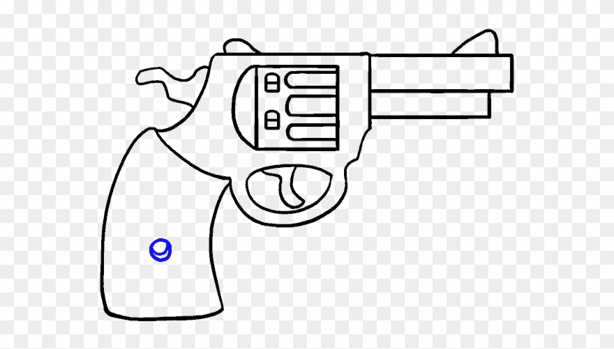 Cartoon Gun - Easy Cartoon Gun Drawing Clipart