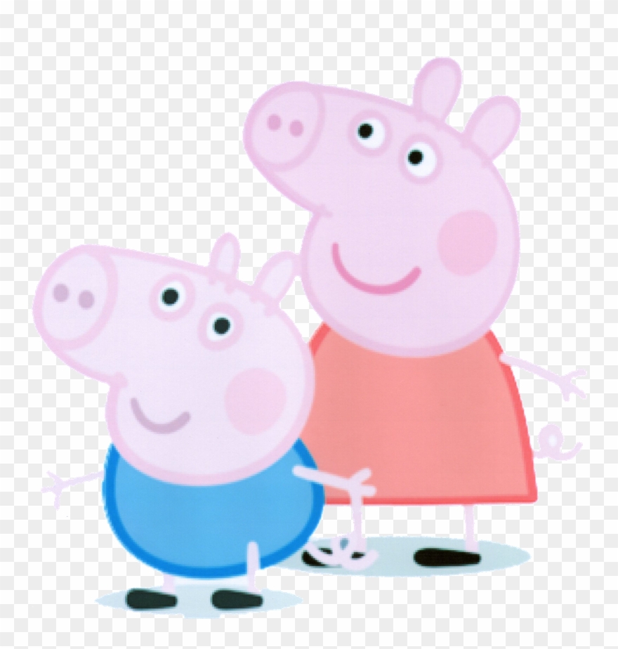 Minus George Pig, Peppa Pig, Me Gustas, Clip Art, Buttons - Peppa Pig Characters Png Transparent Png