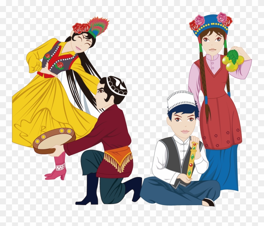 Culture Clipart Different Ethnic Group - Uyghurs - Png Download
