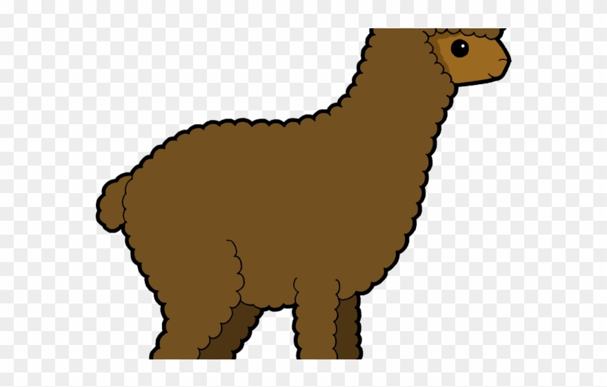 Transparent Stock Drawn Free On Dumielauxepices - Cartoon Llama Png Clipart