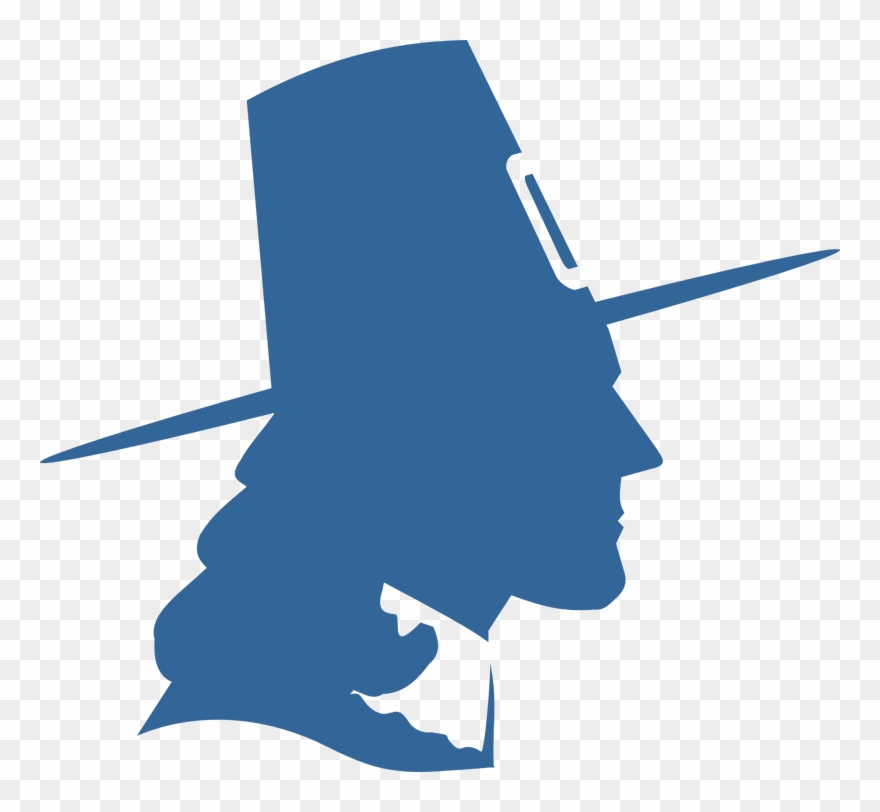 Metropolitan Library System - Pilgrim Silhouette Clipart