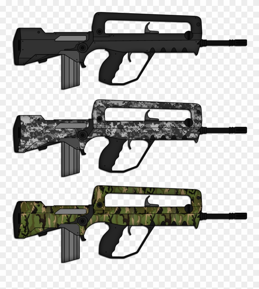Clip Art Royalty Free Stock 10mm Vector Chris - Famas G2 Assault Rifle - Png Download