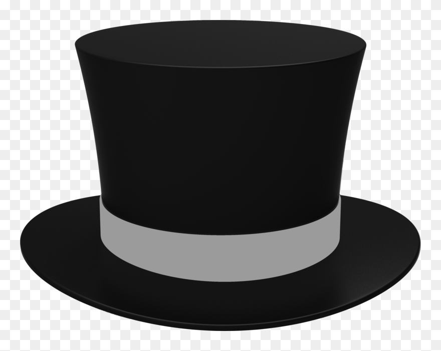 Png Transparent Images All Topper Image - Top Hat Clipart Black And White