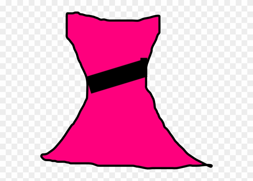 Dress Clipart Drees - Pink - Png Download