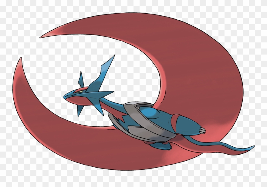Most Common Item - Mega Salamence Shiny Clipart