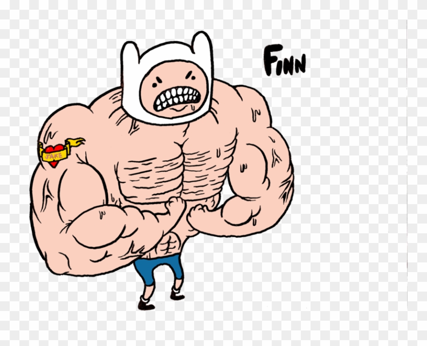 Buff Person Cliparts - Buff Cartoon Characters - Png Download
