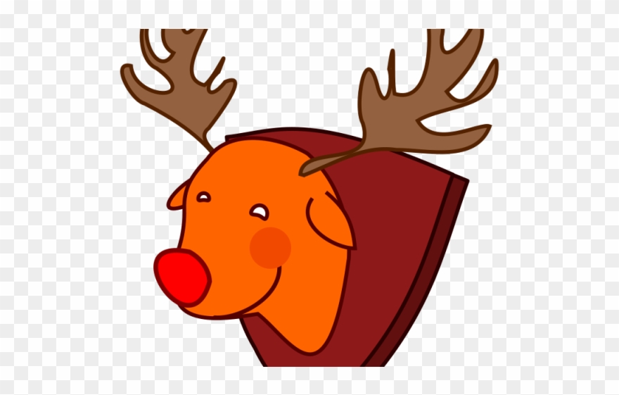 Antler Clipart Rudolf - Rudolph - Png Download