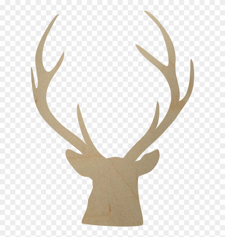 Wooden Deer Antler Shape - Diy Antler Shape Clipart