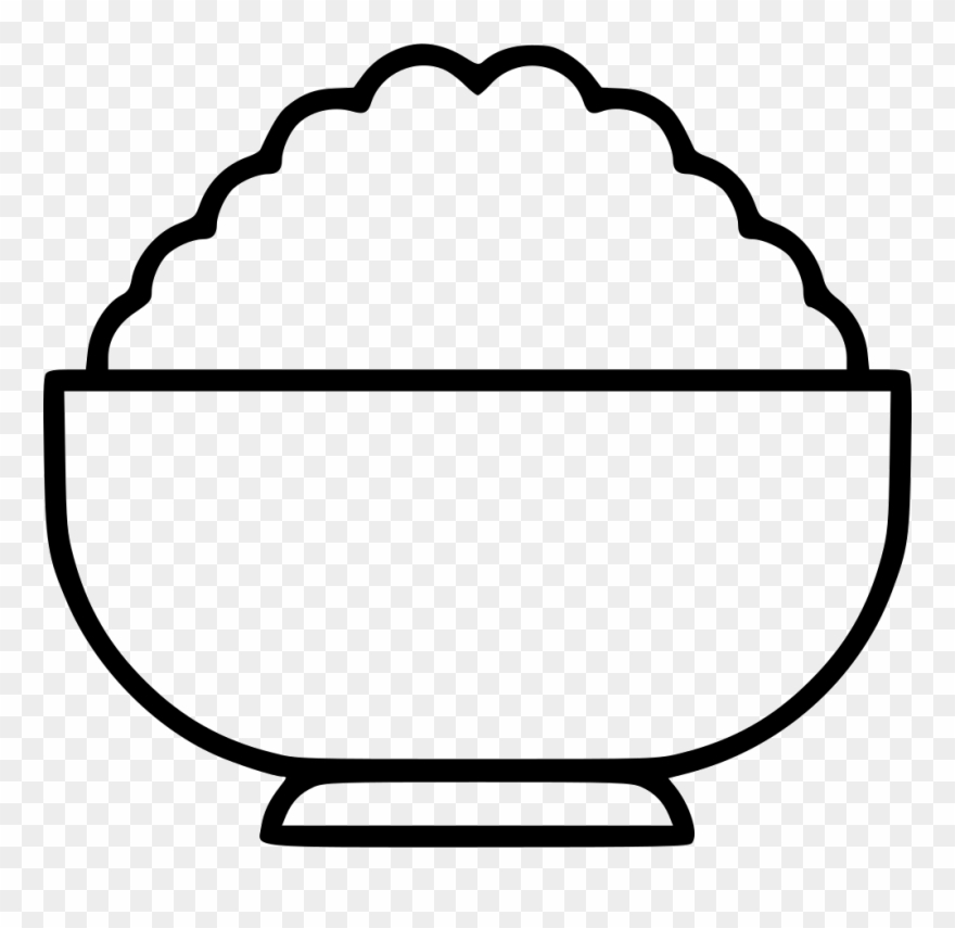 Bowl Of At Getdrawings Com Free For - Bowl Of Rice Vector Clipart