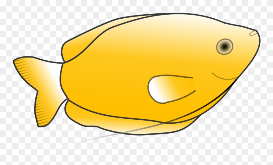 Drawing Fish Download Yellow Computer Icons - Yellow Fish Shower Curtain Clipart