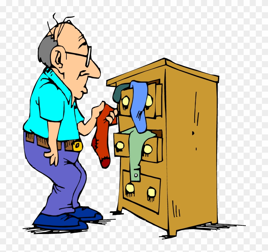 Put Clothes Away Clip Art N6 - Putting Clothes Away Cartoon - Png Download