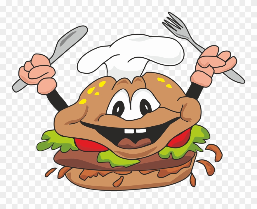 Do You Really Go To College If The Food Served There - Burger Kartun Png Clipart