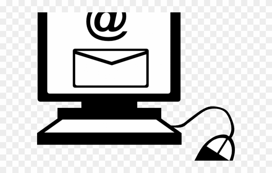 Computer Clipart Email - Email And Internet Icons - Png Download