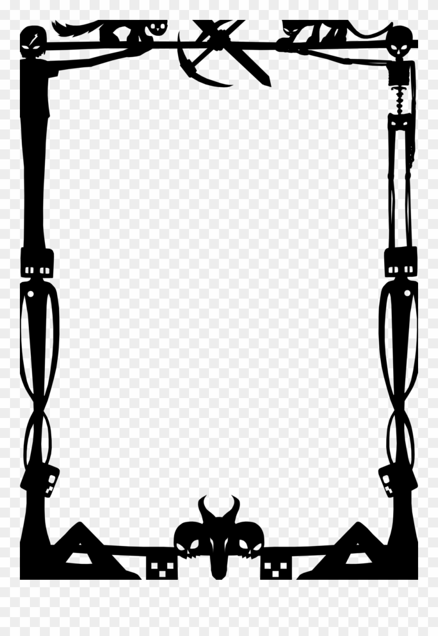 Download Frame Png Minecraft Clipart Minecraft - Scary Frame Png Transparent Png