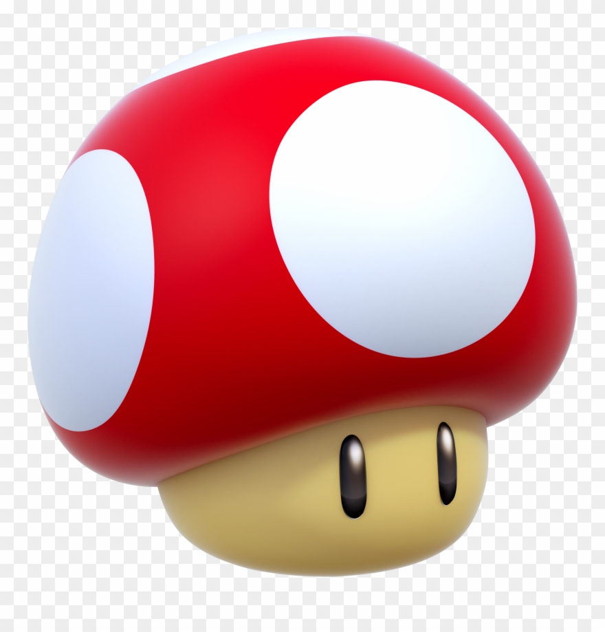 The Limb Disappearing Deeper Than Should Have Been - Super Mario Super Mushroom Clipart