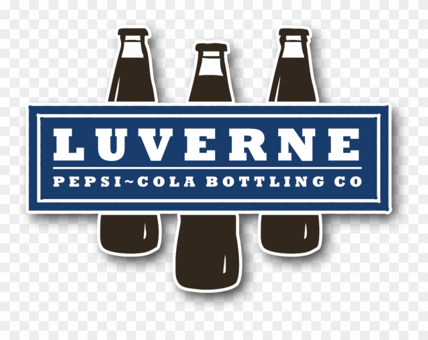 Pepsi Luverne Bottling Co The - Black & White Clipart