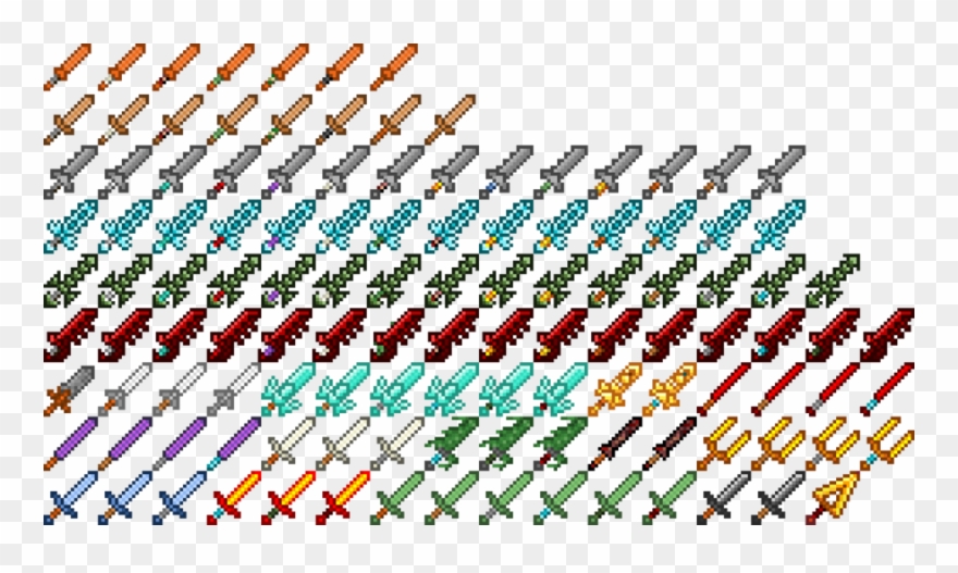 Point Clipart Minecraft Polytechnic University Of Bari - Terraria 1.2 Sprite Sheet - Png Download