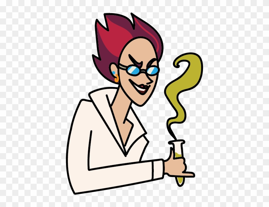 Mad Scientist - Cartoon Clipart