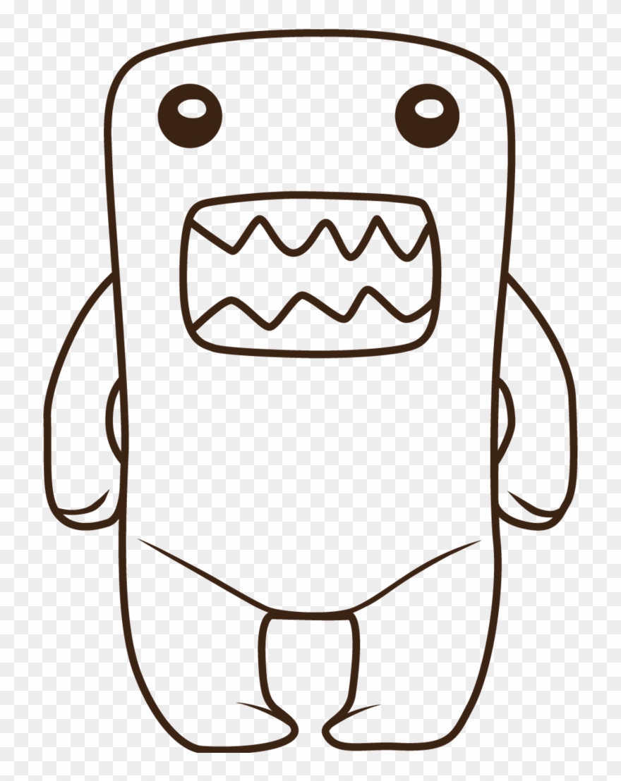 Images For Domo Nerd Coloring Pages - Domo Coloring Page Clipart