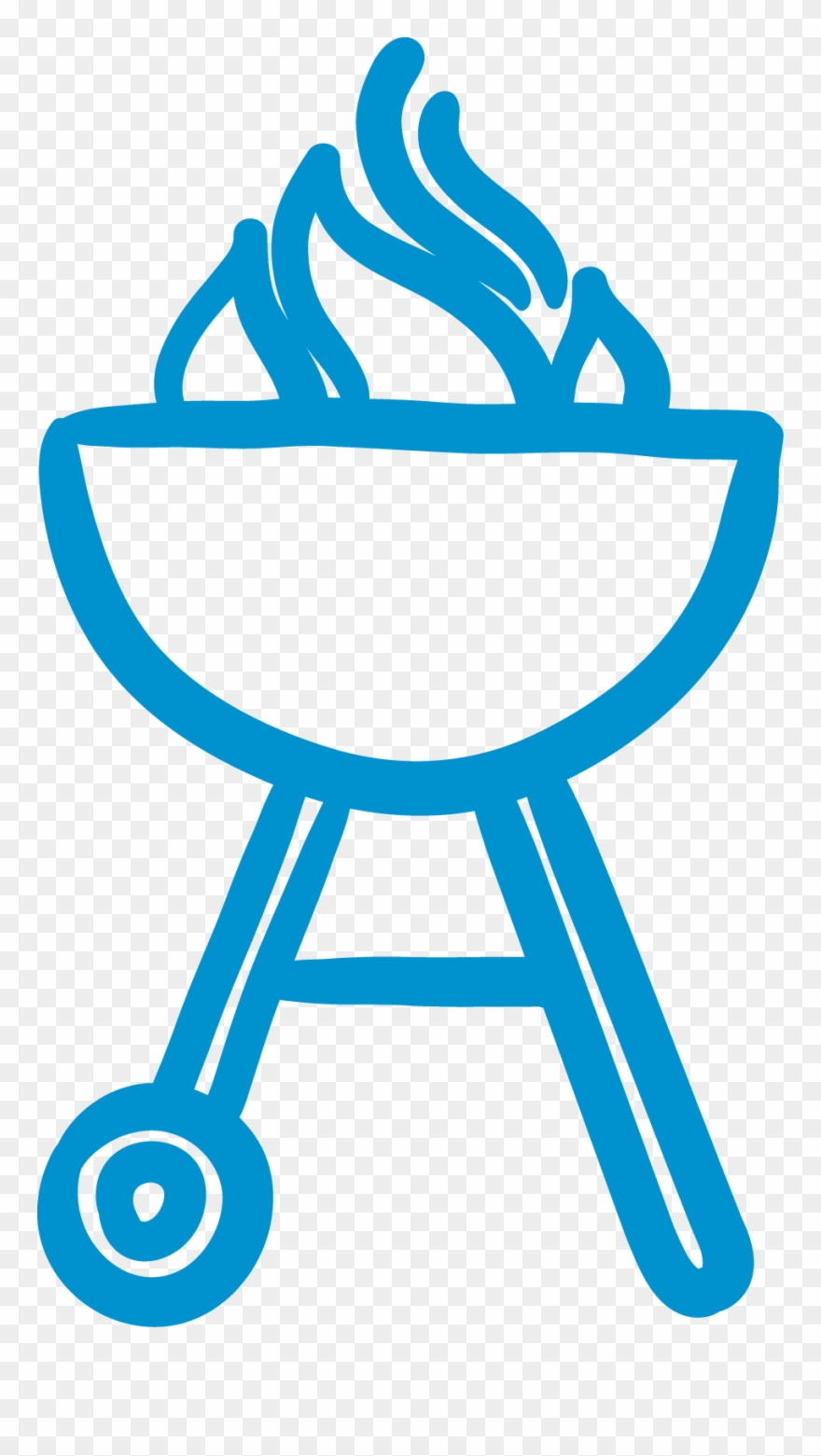 Bbq Grill - Green Bbq Grill Clipart - Png Download