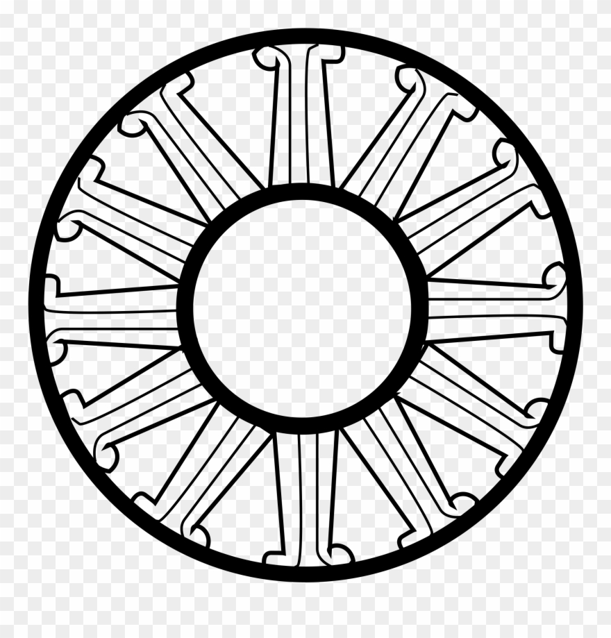 Wheel Clipart Weel - Drawing - Png Download