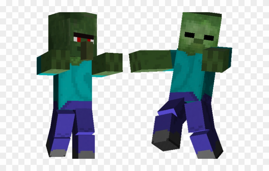 Minecraft Clipart Zombie Running - Zombie Titan Minecraft - Png Download