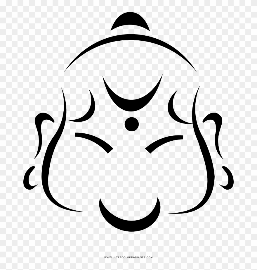 Vector Freeuse Download Buddah Drawing Face Clipart