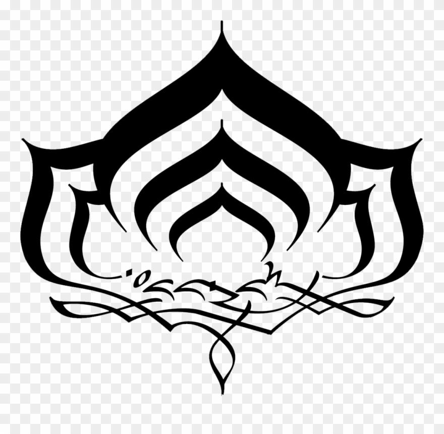 Lotus Clipart Yoga Symbol - Warframe Logo - Png Download
