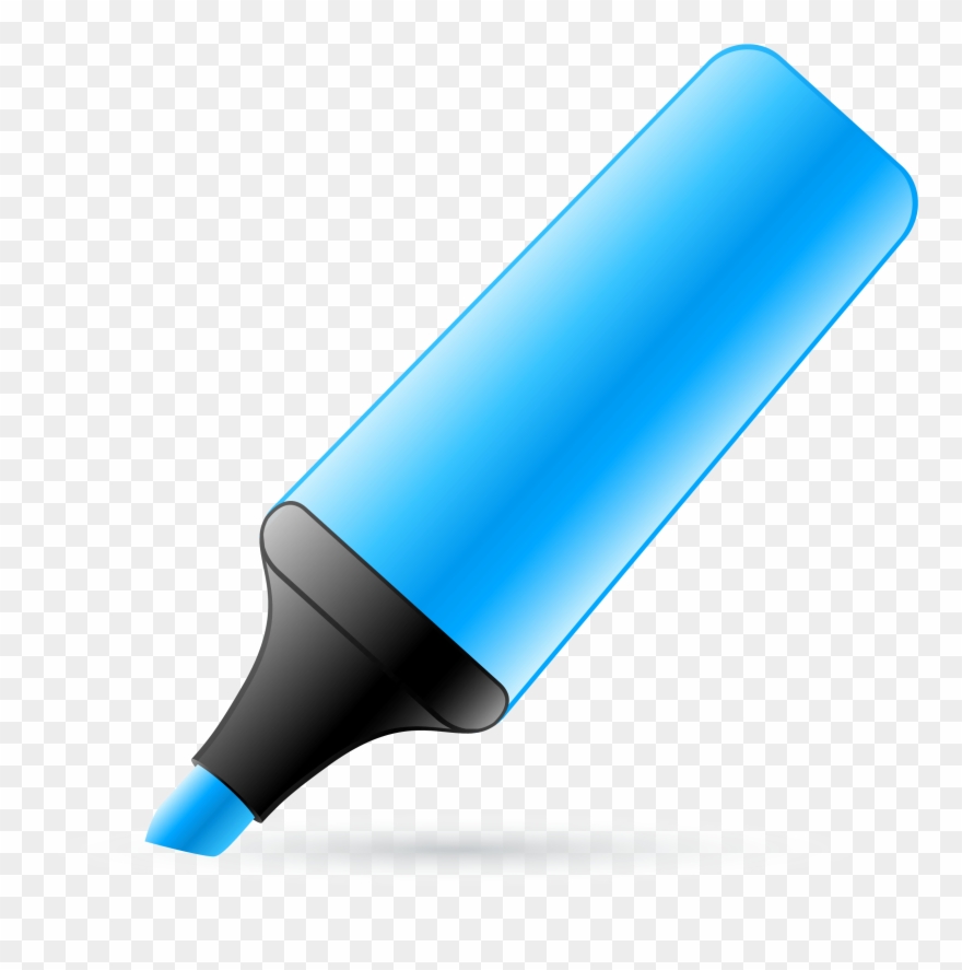 Highlighter - Textmarker Clipart - Png Download