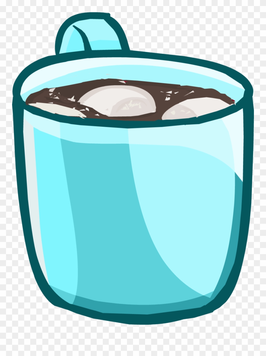 Hot Chocolate Clipart Penguin - Club Penguin Hot Chocolate - Png Download