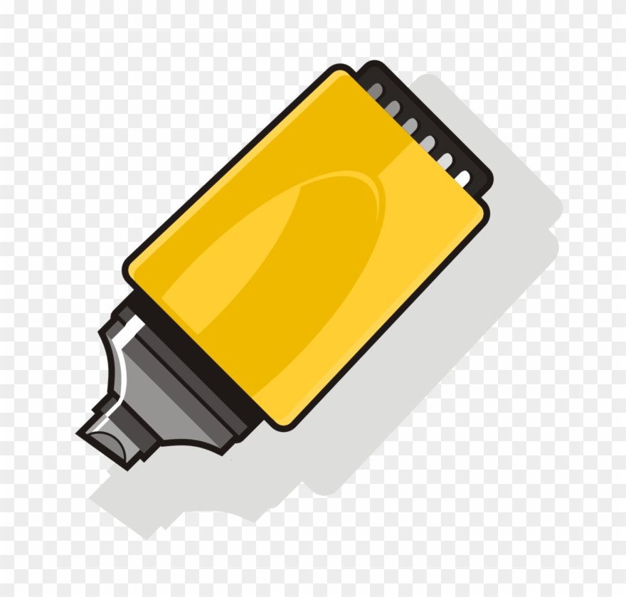 Marker - Marcador De Caricatura Clipart