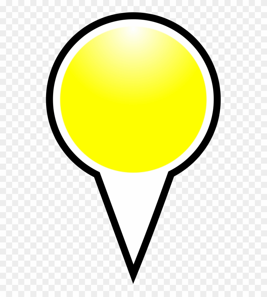 Squat Marker Yellow Clipart