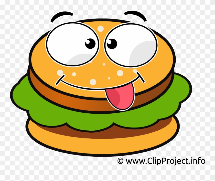 Hamburger Clipart Gratuit Dessin Images - Hamburger Clipart With Face - Png Download