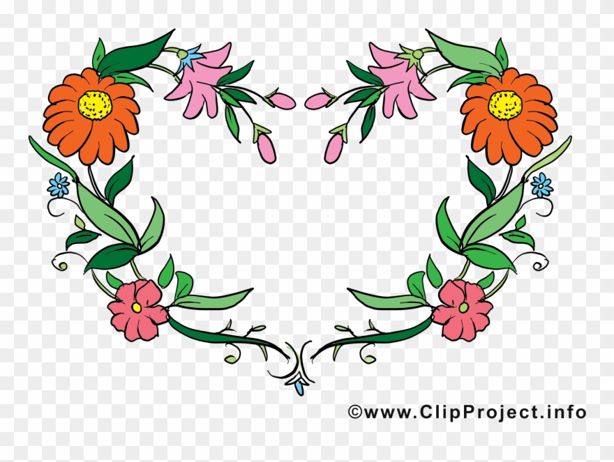 Fleurs Dessin Gratuit Cadre Image Clipart